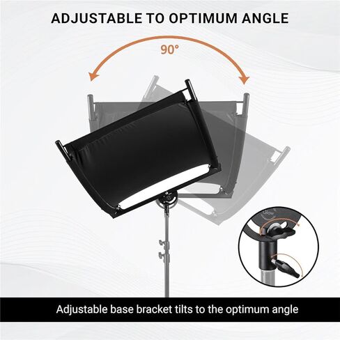 Glow ArcLight II Curved Light Reflector Kit, a Portable Photography Reflector for Studio, Photo, Video, Portrait with White Light Reflector, Gold Light Reflector, Silver White Reflector and Carry Bag in Saudi Arabia