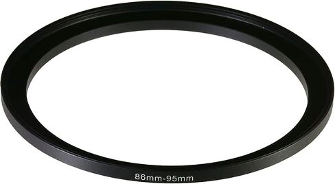 NinoLite 86mm to 95mm Camera Lens Aluminum Alloy Step Up Ring Adapter Ring Black in Saudi Arabia