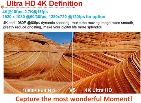 Action Camera, H9 Ultra HD 1080P 4K Action Camera 30M Waterproof with 2.0' Screen 170° Wide View Angle Wi-Fi Sport Cam, with HDMI HD Output,Pink in Kuwait