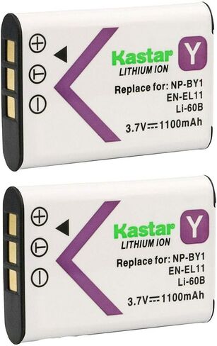 Kastar 1-Pack Battery Replacement for Nikon EN-EL11 ENEL11 Battery, Nikon MH-64 MH64 Charger, Nikon COOLPIX S550 COOLPIX S560 Digital Cameras in Kuwait