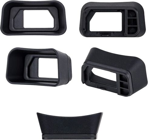 JJC KIWIFOTOS Ergonomic Long Camera Eyecup for Olympus E-M5 Mark III/E-M10 Mark III/E-M10 Mark II/E-M5 Mark II, Eye Cup Eye Piece Viewfinder Replaces Olympus EP-16 EP-15, Soft Silicone, 47x25x19mm in Saudi Arabia