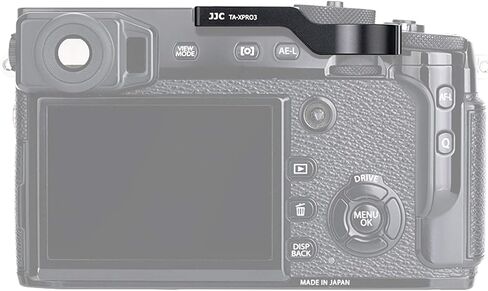 JJC TA-Q2 Thumbs Up Grip for Leica Q2 Camera, Leica Q2 Thumb Grip, Made of Premium Anodized Aluminium Alloy, Silicone Pad, Hot Shoe Grip for Leica Q2, Weight 5G, Size 62x126x212.9mm in Saudi Arabia