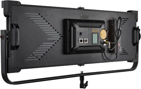 Ikan Lyra Bi-Color 3200K-5600K Soft Panel (1) Studio & Field LED Light with DMX Control, Includes Barn Doors, Bi-Color Adjustable (LBX5) in Saudi Arabia