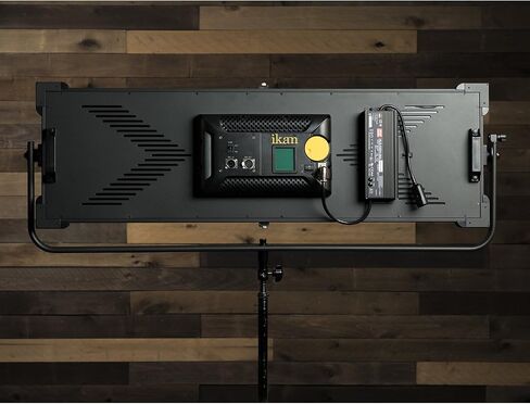Ikan Lyra Bi-Color 3200K-5600K Soft Panel (1) Studio & Field LED Light with DMX Control, Includes Barn Doors, Bi-Color Adjustable (LBX5) in Saudi Arabia