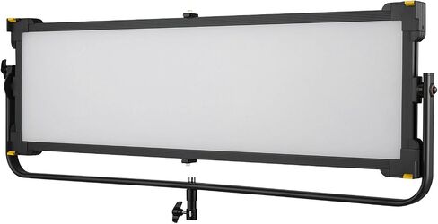 Ikan Lyra Bi-Color 3200K-5600K Soft Panel (1) Studio & Field LED Light with DMX Control, Includes Barn Doors, Bi-Color Adjustable (LBX5) in Saudi Arabia