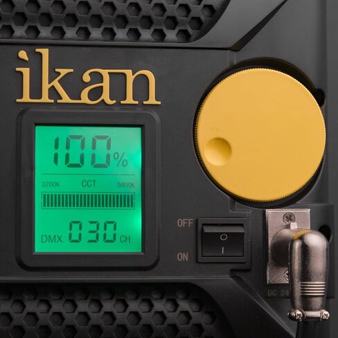 Ikan Lyra Bi-Color 3200K-5600K Soft Panel (1) Studio & Field LED Light with DMX Control, Includes Barn Doors, Bi-Color Adjustable (LBX5) in Saudi Arabia