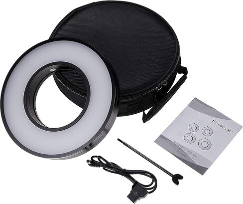 Fotodiox Pro Factor Ring110-110mm Ring Light Module Kit for Broadcasters & Videographers; 110 mm Lens Attached Ringlight w/D-Tap Power Cable in Kuwait