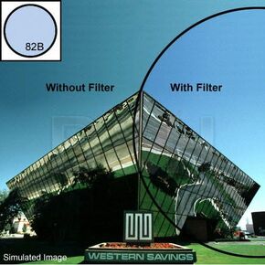 Tiffen 4x4" 82B Light Balancing Filter in Saudi Arabia