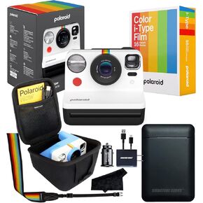 Polaroid Originals Now I-Type Instant Camera with 16 Color Film Photos and Signature Series Case (Gen 3 + Signature Gift Bundle, Pink) in Saudi Arabia