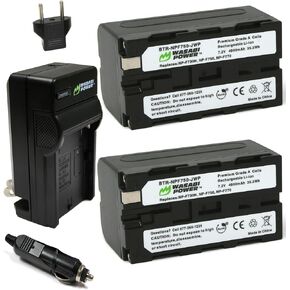 Wasabi Power Battery for Sony NP-F730, NP-F750, NP-F760, NP-F770 (4900mAh) and Sony DCR-VX2100, DSR-PD150, DSR-PD170, FDR-AX1, HDR-AX2000, HDR-FX1, HDR-FX7, HDR-FX1000, HVL-LBPB, HVR-HD1000U and More in Saudi Arabia