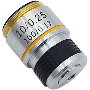 Microscope Accessories kit Slide Preparation camer 4X 10X 20X 40X 100X for Biological Microscope 185 Achromatic Objective Lens Microscope Accessories (Color : 10X) in Kuwait