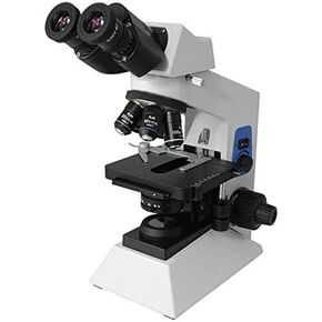 BoliOptics 40X-1000X Biological Compound Binocular Microscope, Halogen Light, 10X High Eyepoint Eyepieces, Achromatic Objectives, Abbe Condenser, Blue Filter for Students Hobbyists Schools Labs in Kuwait