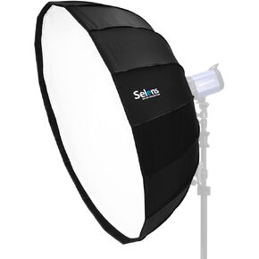 Selens 34Inch/ 85CM Hexadecagon Softbox with Bowens Mount for Photo Studio Lighting Portrait Photography, Quick Folding Umbrella Softbox | for Photo Studio Lighting Portrait Photography, Quick Folding Umbrella Softbox in Saudi Arabia