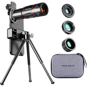 28X HD Mobile Phone Camera Lens Telescope Zoom Macro Lens for Smartphone Fish Eye Lente para Celular in Kuwait