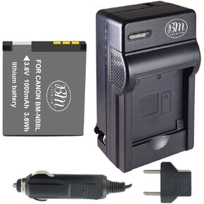 BM Premium NB-8L Battery & Charger Kit for Canon PowerShot A2200 is, A3000 is, A3100 is, A3200 is, A3300 is Digital Camera in Kuwait