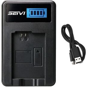 LCD USB Battery Charger for JVC Everio GZ-E100AU, GZ-E100BU, GZ-E100RU, GZ-E100VU, GZ-E100W Camcorder in Saudi Arabia