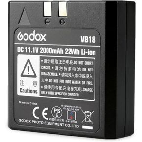 GODOX VB18 11.1V 2000mAh Rechargeable Lithium-ion Li-ion Battery Pack V850 V850II V860 V860II-C V860II-N V860II-S V860II-F V860II-O On Camera Flash Speedlight (VB18 Battery, Improved) in Kuwait