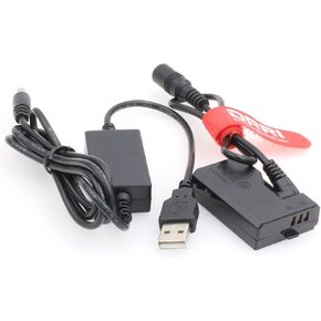 DR-E10 LP-E10 Dummy Battery+DC Power Bank USB Cable for EOS 1200D 1300D 1500D 2000D(E10-USB) in Saudi Arabia