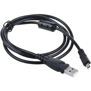 SupplySource Compatible Power USB Charger Data SYNC Cable Cord Lead Replacement for Olympus Stylus Camera VR-370 in Saudi Arabia
