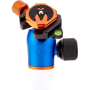 3 Legged Thing AirHed Pro Tripod Head with 360 Degree Panning Base, Arca-Swiss Compatible Ball Head Suitable for Heavier Cameras - Tripod and Monopod Compatible - Blue (AHPROBLUE) in Kuwait