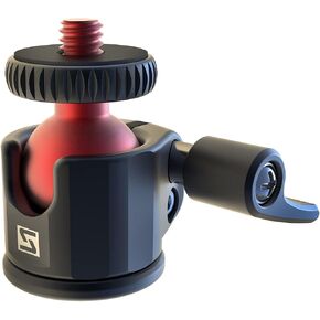 SIOTI Mini Ball Head Mount Adapter, with Hot Shoe Mont, Compatible with Monopod/Digital Card Camera/Microphone/Smart Phone/Action Camera/Flash/LCD (UM22) in Saudi Arabia