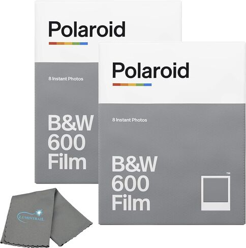 Polaroid 3 Pack Color Instant Film for 600 and i-Type Cameras, 24 Photos Bundle with a Cleaning Cloth in Kuwait