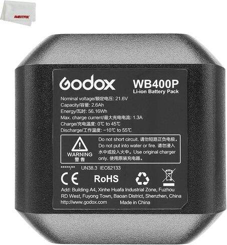 GODOX WB400P AD400Pro 21.6V/2600mAh Lithium-ion Battery Pack for GODOX AD400Pro Outdoor Flash Strobe Light in Saudi Arabia