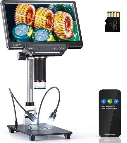 مجهر رقمي Elikliv EDM201 Pro HDMI مع مجهر Elikliv EDM201 Max HDMI للعملة المعدنية in Kuwait