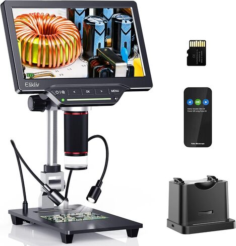 مجهر رقمي Elikliv EDM201 Pro HDMI مع مجهر Elikliv EDM201 Max HDMI للعملة المعدنية in Kuwait