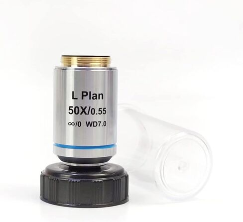 مجموعة ملحقات المجهر ZTBH 5X 10X 20X 50X 100X شرائح المجهر المجهري المعدنية (اللون: 100X) in Kuwait