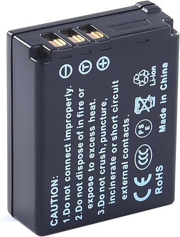 DSTE Replacement for 2X CGA-S007 CGA-S007E Battery + DC68 Travel and Car Charger Adapter Compatible Panasonic DMC-TZ1 DMC-TZ2 DMC-TZ3 DMC-TZ4 DMC-TZ5 TZ11 TZ15 TZ50 Camera as DMW-BCD10 in Saudi Arabia