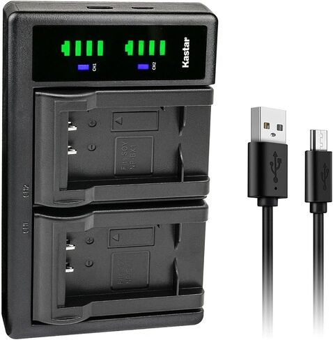 Kastar NP-BX1 LTD2 USB Battery Charger Replacement for Sony ZV-1 Vlogging Camera, ZV-1F Vlogging Camera, Sony ZV-1 II Digital Camera, Hasselblad Stellar Special Edition Digital Camera in Saudi Arabia