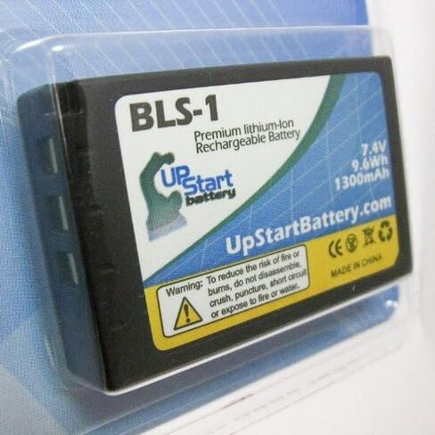 2-Pack - Replacement for Olympus BCS-1 Battery + Charger with Car & EU Adapters - Replacement for Olympus BLS-1 Digital Camera Battery and Charger (1150mAh 7.4V Lithium-Ion) in Saudi Arabia