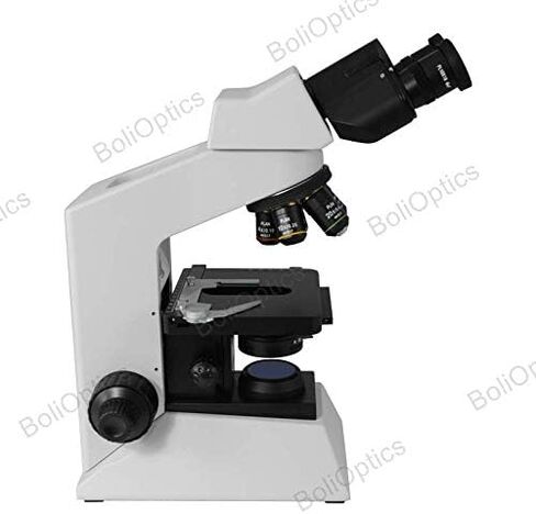 BoliOptics 40X-1000X Biological Compound Binocular Microscope, Halogen Light, 10X High Eyepoint Eyepieces, Achromatic Objectives, Abbe Condenser, Blue Filter for Students Hobbyists Schools Labs in Kuwait