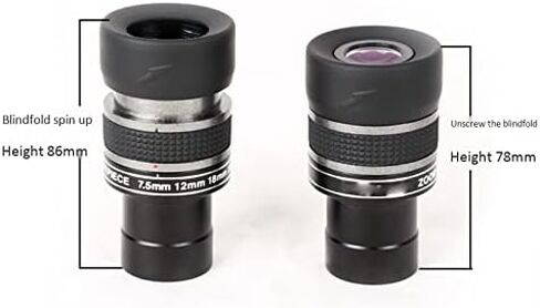 Microscope Accessories Kit 7.5-22.5mm Zoom Professional Telescope Eyepiece Metal Accessories Microscope Slides in Kuwait