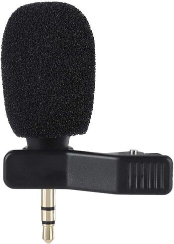 Wendry Mini Microphone,Portable Condenser Microphone High Sensitivity Low Noise Recording Microphone 3.5mm Jack for PC/Tablet/Voice Recorder/MD/Camera etc in Saudi Arabia
