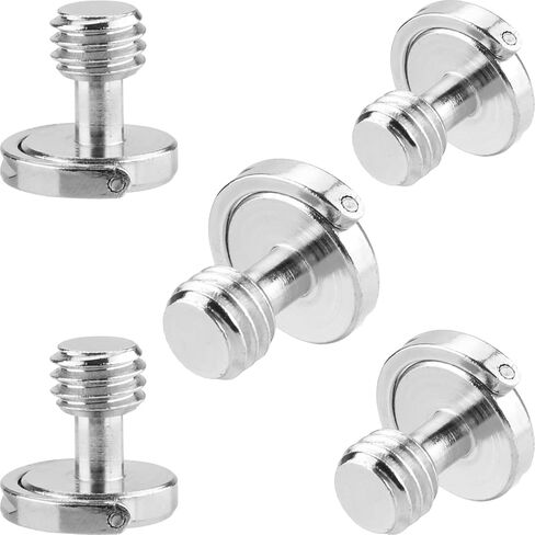 D Shaft D-Ring 1/4" Tripod Screw QR Plate Screw Mounting Camera Screw.-2 pcs. in Saudi Arabia