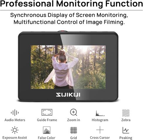 SUIKUI RH35 Unlimited Recording Camera Monitor 1080P 30FPS Capture and Photographic Stream Video Screens from HDMI in Saudi Arabia