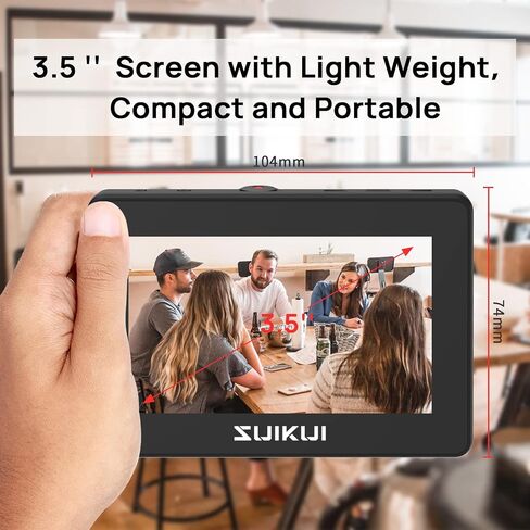 SUIKUI RH35 Unlimited Recording Camera Monitor 1080P 30FPS Capture and Photographic Stream Video Screens from HDMI in Saudi Arabia