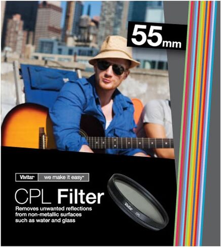 Vivitar CPL77 77mm 1-Piece Multi-Coated Camera Lens Filter in Saudi Arabia