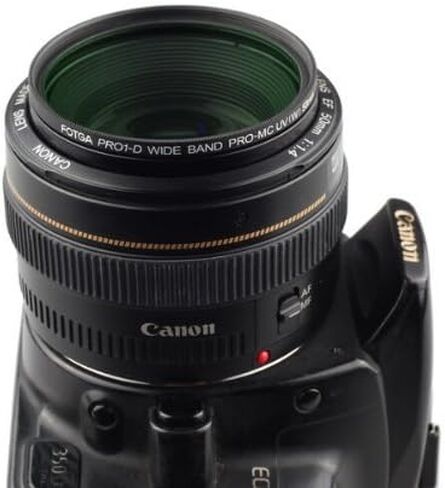 Fotga 49mm Ultra Slim UV Ultra-Violet Lens Protector Filter with MC Multi-Coated for Canon Nikon Sony Pentax Olympus Panasonic Fujifilm Leica Ricoh Samsung DSLR Cameras in Saudi Arabia