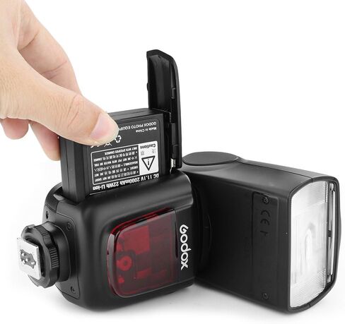 GODOX VB18 Powerful Convenient Li-ion Battery VING V850II V860II Camera Flash Speedlite and TUYUNG Cleaning Cloth in Saudi Arabia
