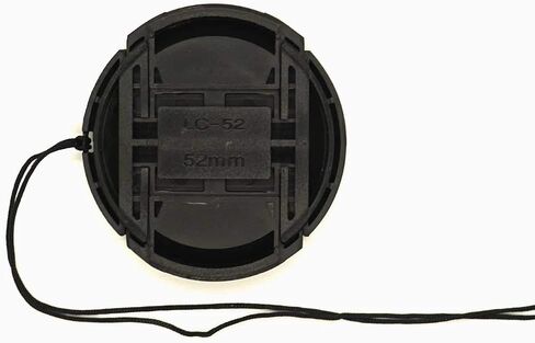 D5200 Lens Cap (52MM) for Nikon D5500 D5200 D3200 w/ NIKKOR AF-S 18-55mm Lens, for Canon EF-M 18-55mm 55-200mm Lens (2 Pack) in Saudi Arabia