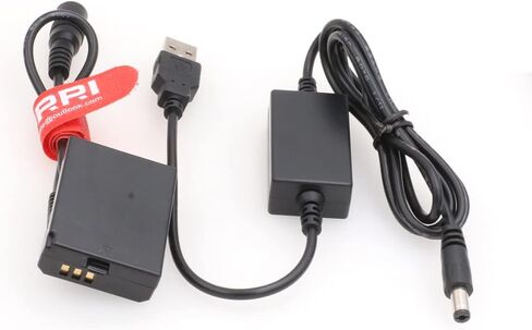 DR-E10 LP-E10 Dummy Battery+DC Power Bank USB Cable for EOS 1200D 1300D 1500D 2000D(E10-USB) in Saudi Arabia