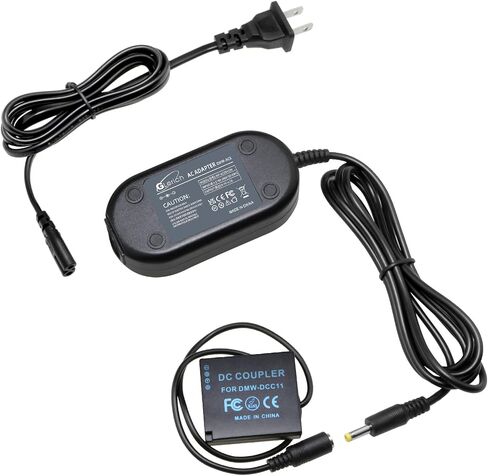 Glorich DMW-DCC11 Replacement AC Power Adapter Kit Compatible with Digital Cameras Panasonic Lumix DMC-GF3,DMC-GF5,DMC-GF6,DMC-GX7,DMC-LX100,ZS110,DMC-GX80,DMC-GX85,DMC-S6 in Saudi Arabia