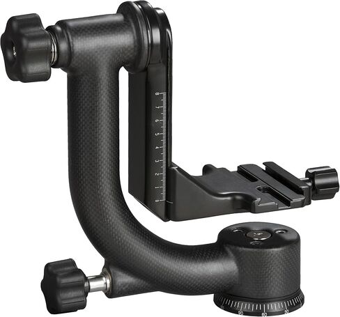 Movo GH800 Carbon Fiber Professional Gimbal Tripod Head with Arca-Swiss Quick-Release Plate - for Outdoor Bird/Wildlife Photography in Kuwait