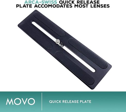 Movo GH800 Carbon Fiber Professional Gimbal Tripod Head with Arca-Swiss Quick-Release Plate - for Outdoor Bird/Wildlife Photography in Kuwait