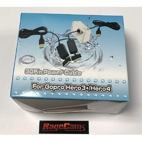 RageCams Underwater USB Powered Battery Eliminator - Waterproof Back Door for GoPro Hero4 & Hero3+ Hero2 Cameras (Dive HOUSING) in Kuwait