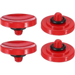 PATIKIL Camera Shutter Button, 4 Pack Soft Shutter Release Button Pure Copper Camera Button Concave Suitable for Nikon for Fujifilm for Leica DSLR/SLR Camera, Black in Saudi Arabia