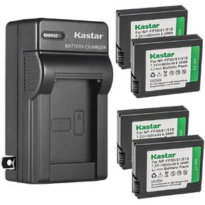 Kastar AC Wall Battery Charger Replacement for Sony NP-FF50, NP-FF51, NP-FF51S Battery, Sony DCR-HC1000, DCR-HC1000E, DCR-IP1, DCR-IP1E, DCR-IP1K, DCR-IP200K, DCR-PC350, DCR-PC350E Camera in Kuwait